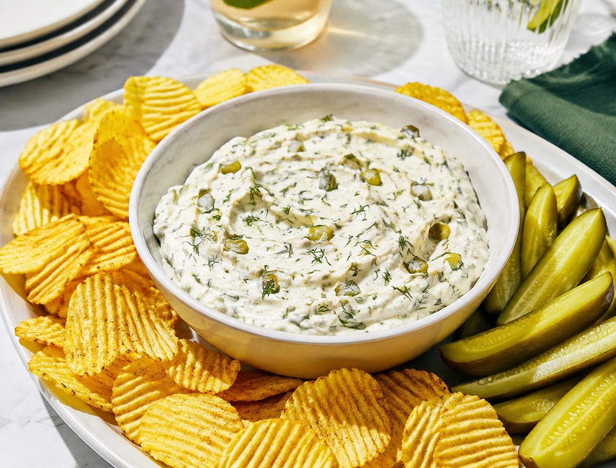 Crunchy Dill Pickle Dip
