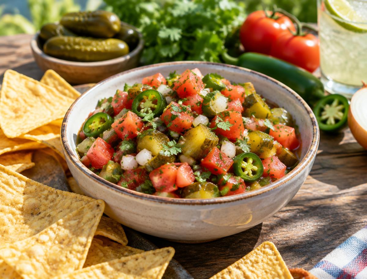 Dill Pickle de Gallo